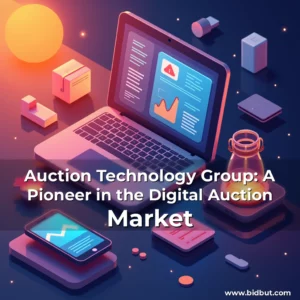 Artistic representation for Auction Technology Group: A Pioneer in the Digital Auction Market