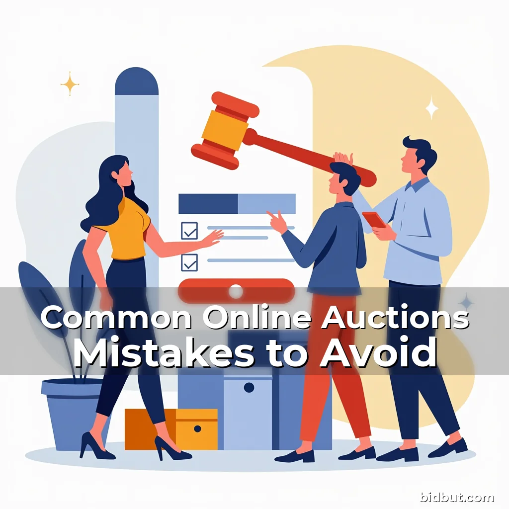 Read more about the article Common Online Auctions Mistakes to Avoid