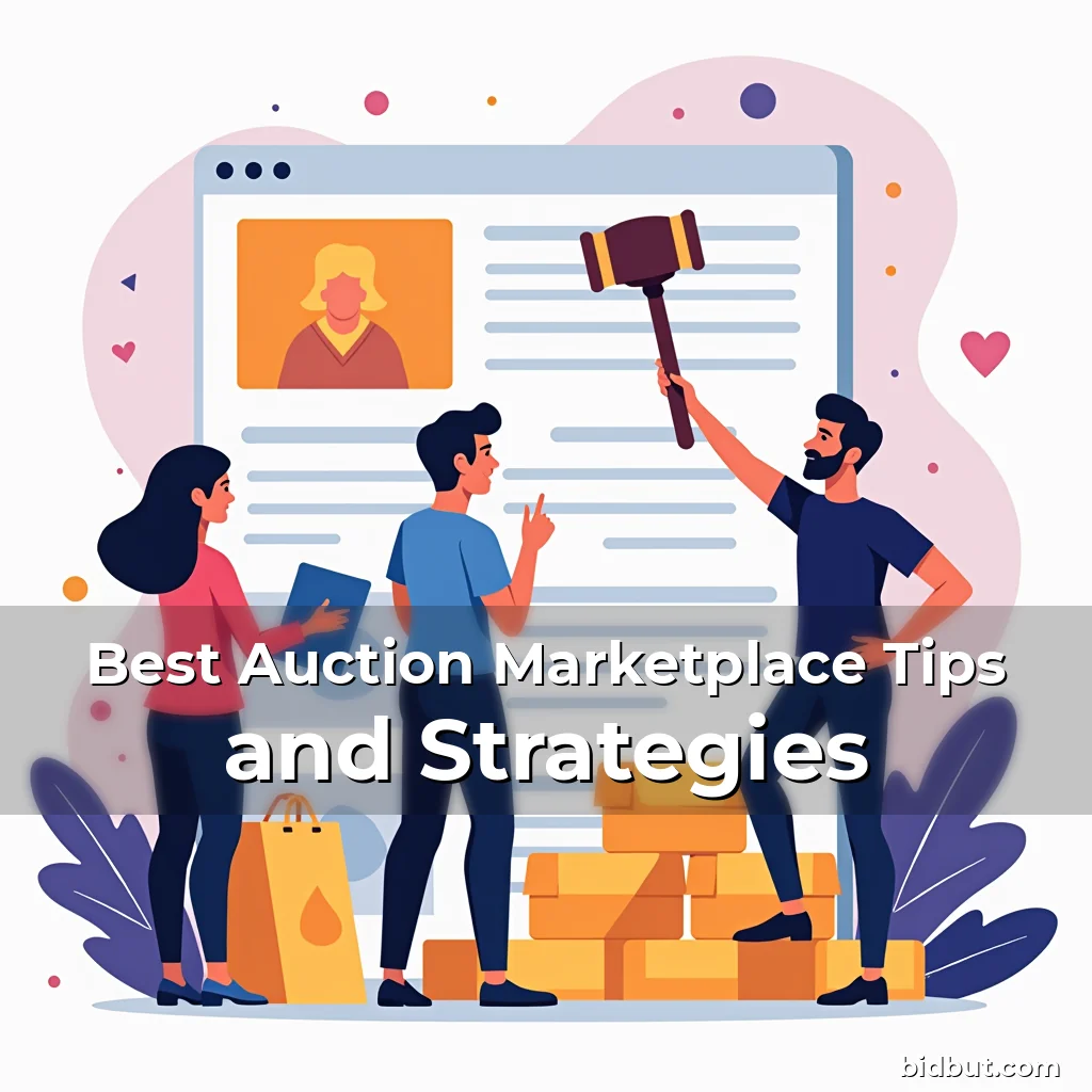 Artistic representation for Best Auction Marketplace Tips and Strategies