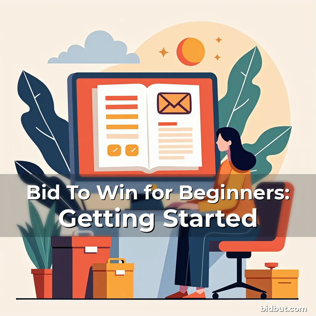 Artistic representation for Bid To Win for Beginners: Getting Started