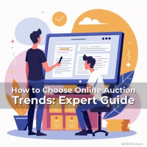 Artistic representation for How to Choose Online Auction Trends: Expert Guide