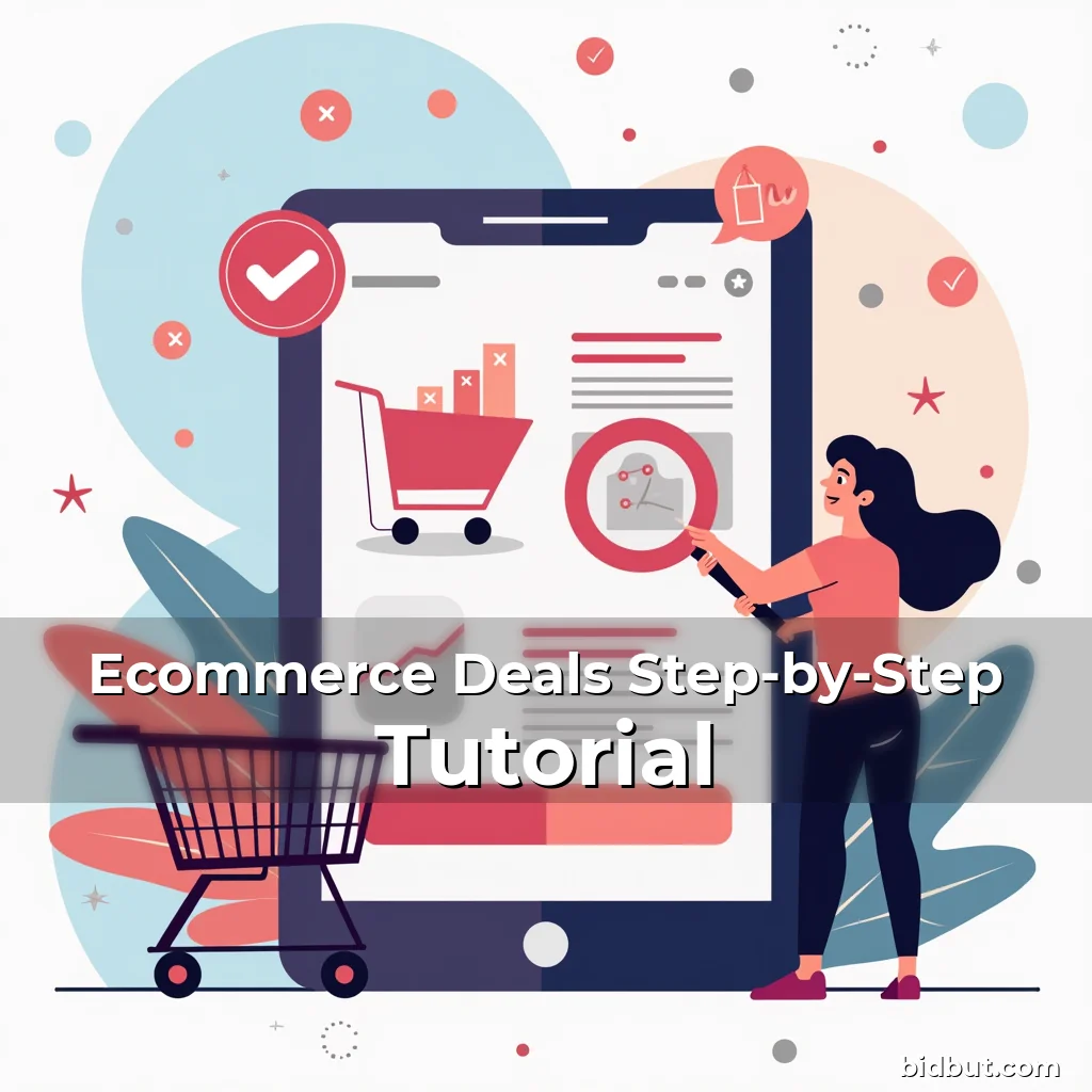 Artistic representation for Ecommerce Deals Step-by-Step Tutorial