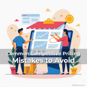 Artistic representation for Common Competitive Pricing Mistakes to Avoid