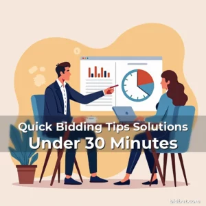 Artistic representation for Quick Bidding Tips Solutions Under 30 Minutes