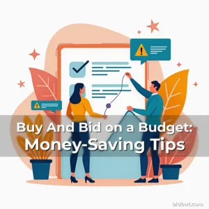 Artistic representation for Buy And Bid on a Budget: Money-Saving Tips
