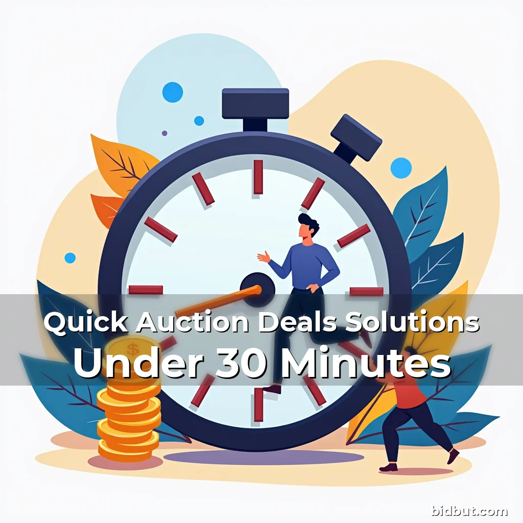 Read more about the article Quick Auction Deals Solutions Under 30 Minutes