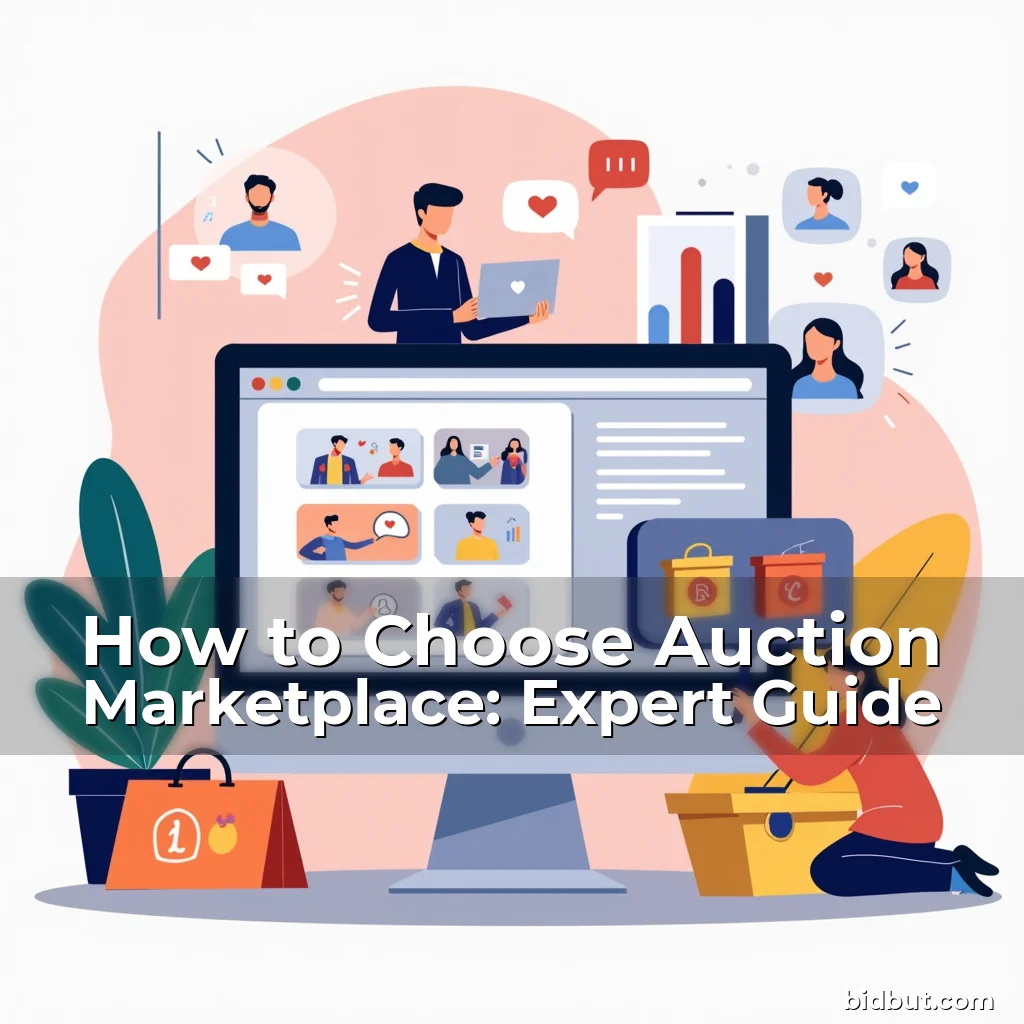 Artistic representation for How to Choose Auction Marketplace: Expert Guide