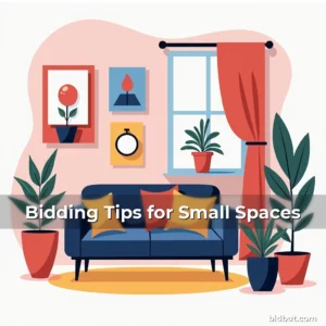 Artistic representation for Bidding Tips for Small Spaces