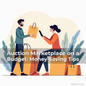 Artistic representation for Auction Marketplace on a Budget: Money-Saving Tips