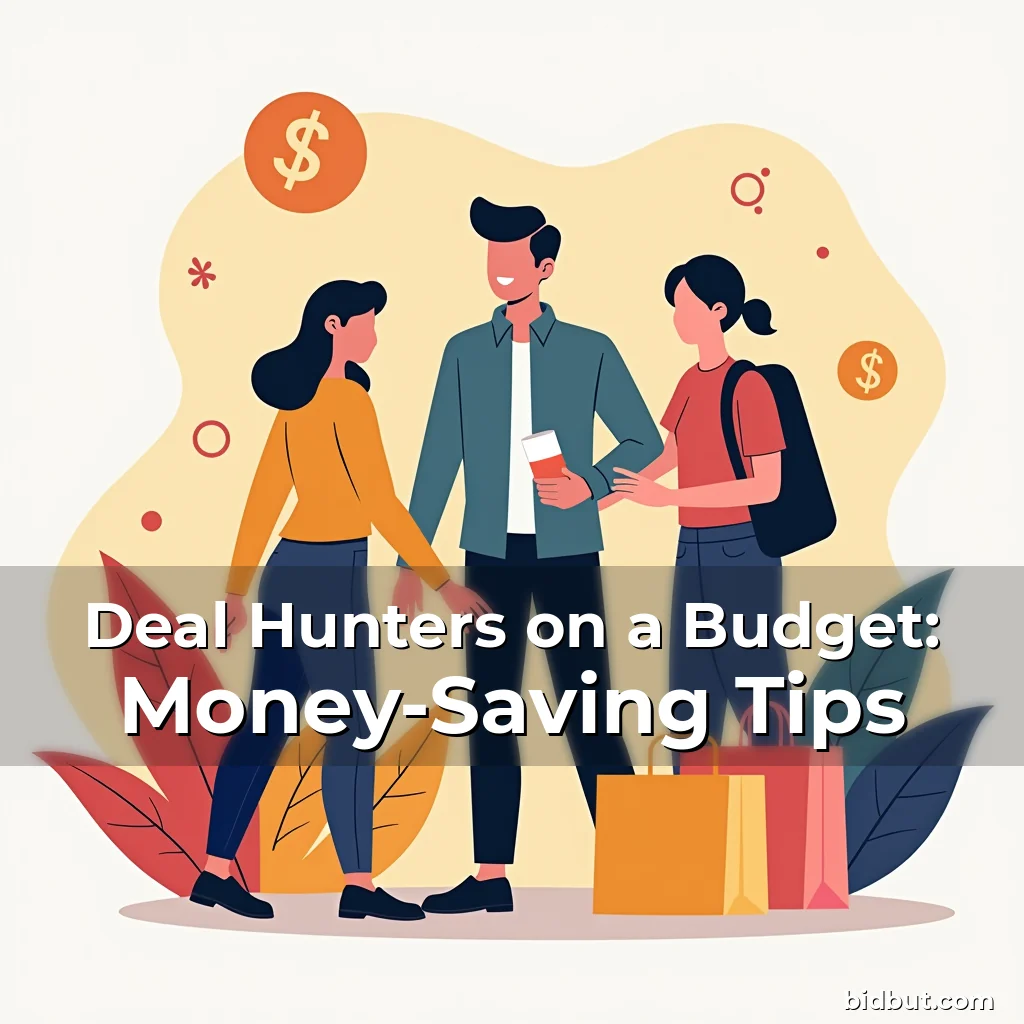 Artistic representation for Deal Hunters on a Budget: Money-Saving Tips