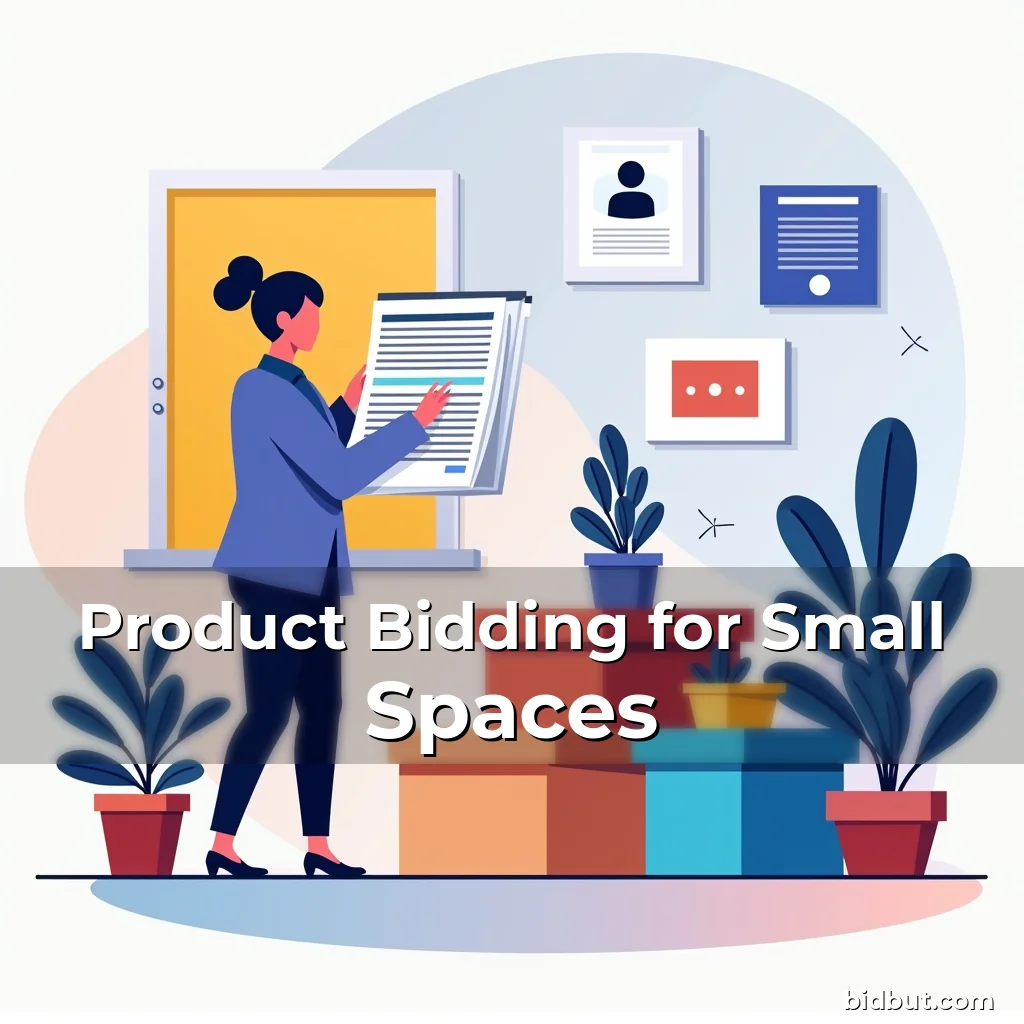 Artistic representation for Product Bidding for Small Spaces