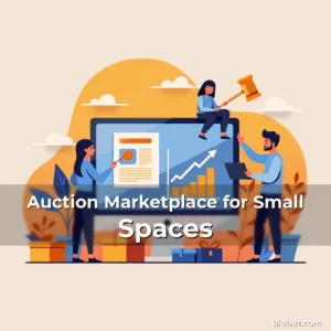 Artistic representation for Auction Marketplace for Small Spaces