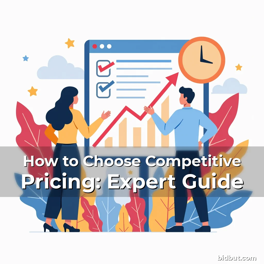 Artistic representation for How to Choose Competitive Pricing: Expert Guide