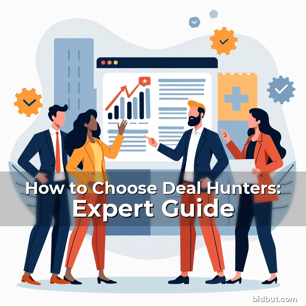 Artistic representation for How to Choose Deal Hunters: Expert Guide