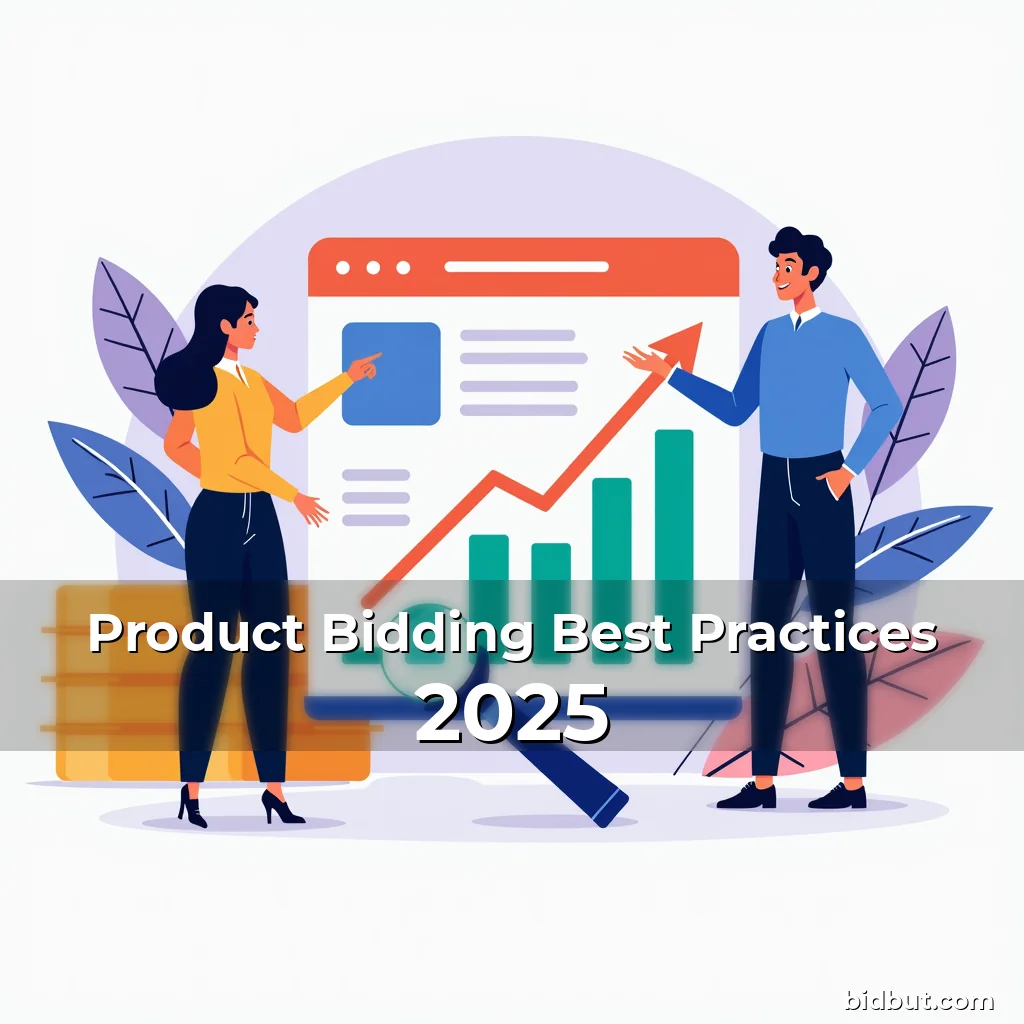 Artistic representation for Product Bidding Best Practices 2025