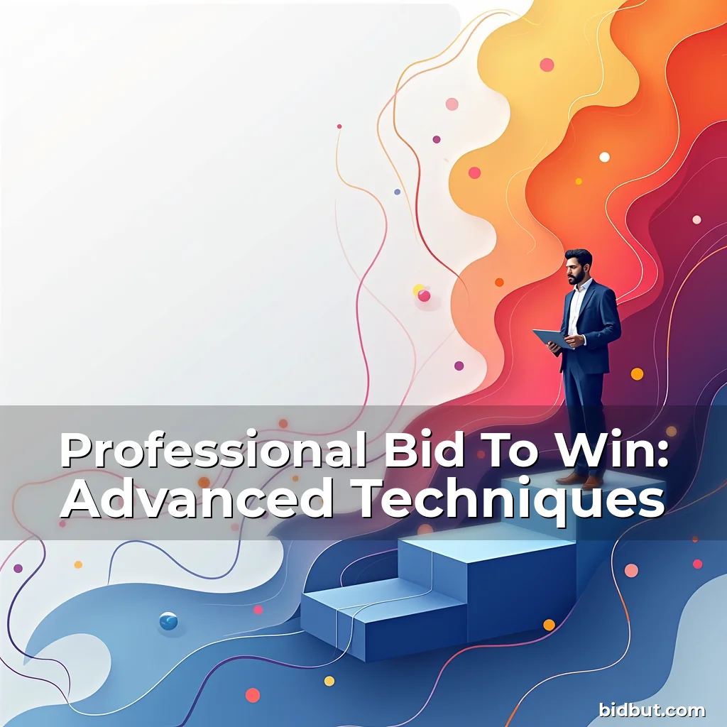 Artistic representation for Professional Bid To Win: Advanced Techniques