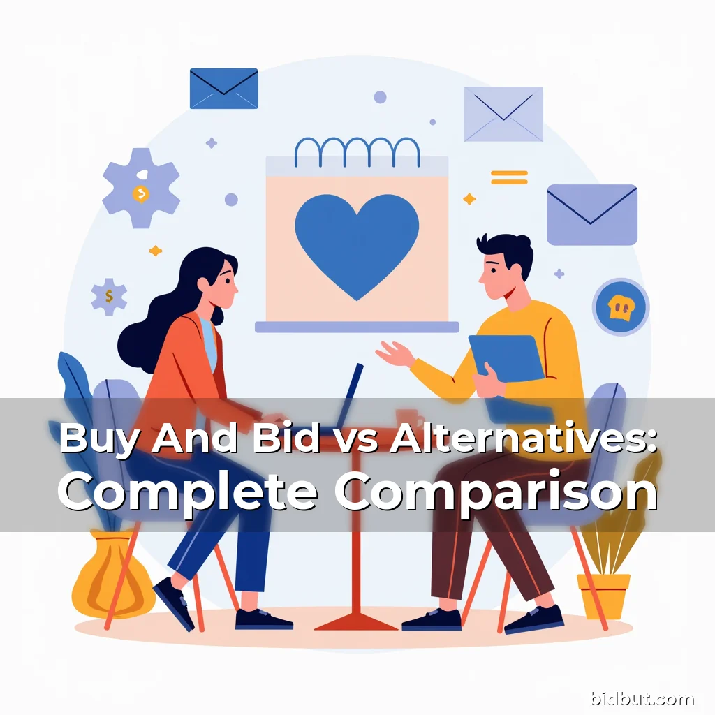 Artistic representation for Buy And Bid vs Alternatives: Complete Comparison