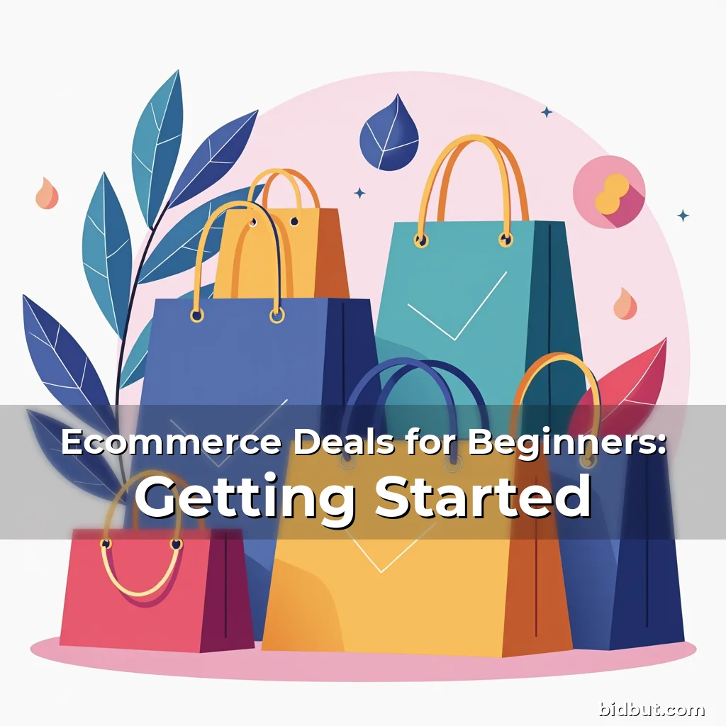 Artistic representation for Ecommerce Deals for Beginners: Getting Started