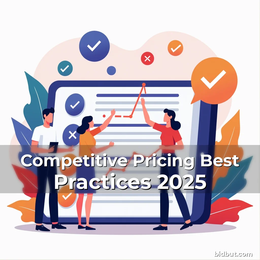 Artistic representation for Competitive Pricing Best Practices 2025