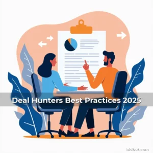 Artistic representation for Deal Hunters Best Practices 2025