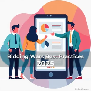 Artistic representation for Bidding Wars Best Practices 2025