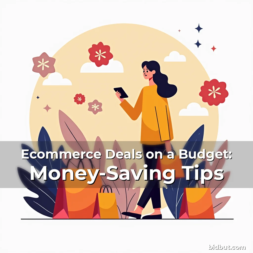 Artistic representation for Ecommerce Deals on a Budget: Money-Saving Tips