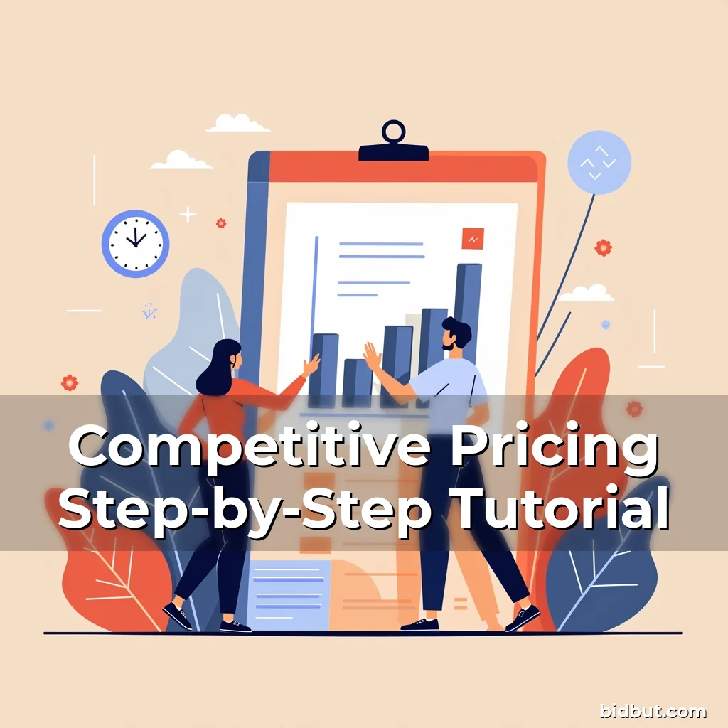 Artistic representation for Competitive Pricing Step-by-Step Tutorial