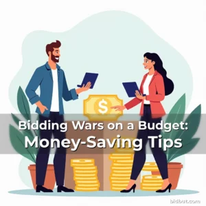 Artistic representation for Bidding Wars on a Budget: Money-Saving Tips