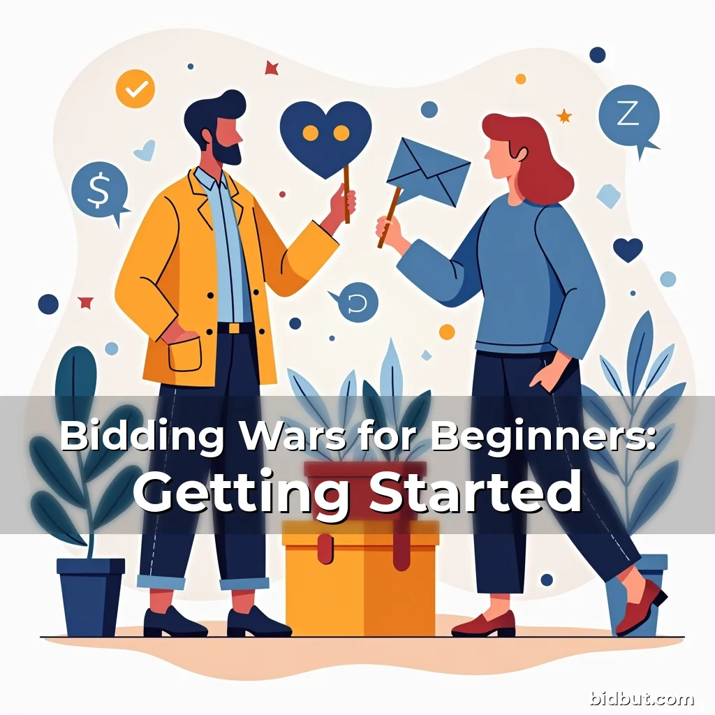 Artistic representation for Bidding Wars for Beginners: Getting Started