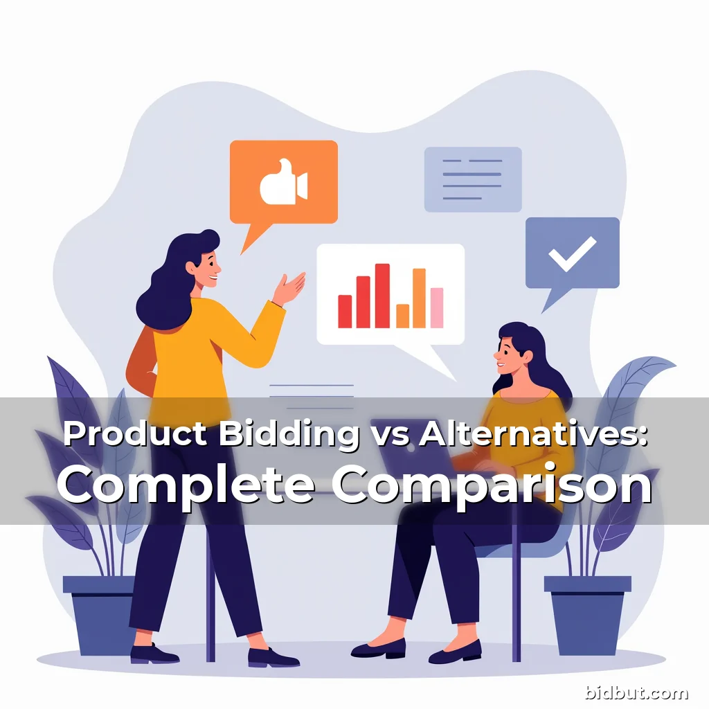 Artistic representation for Product Bidding vs Alternatives: Complete Comparison