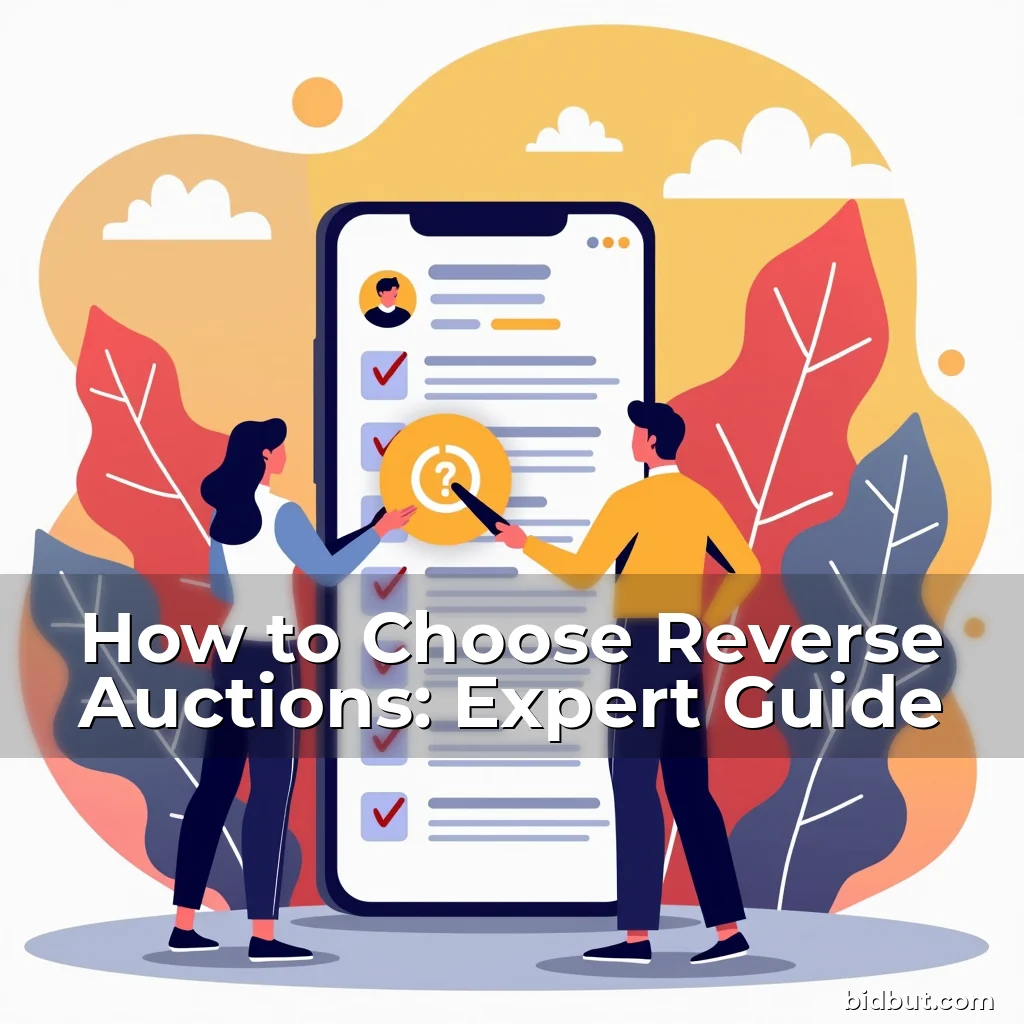 Read more about the article How to Choose Reverse Auctions: Expert Guide