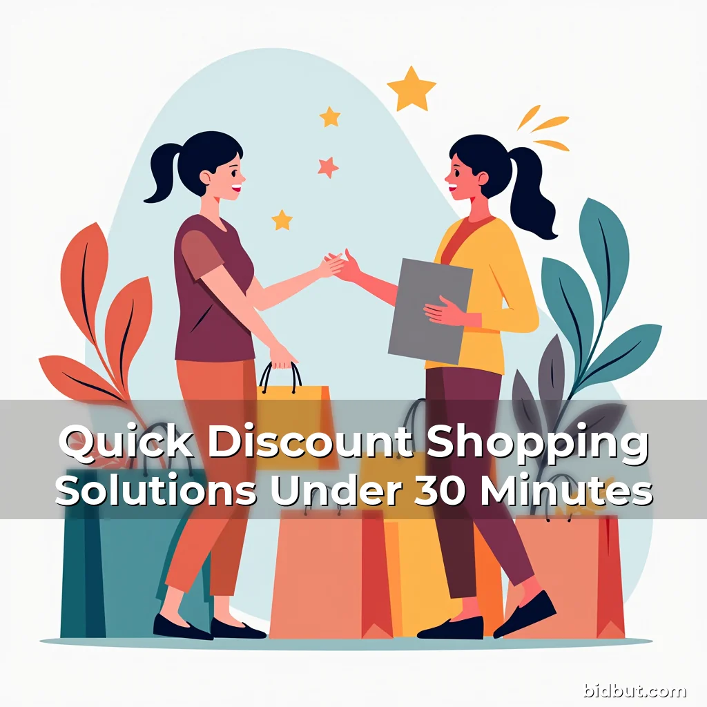 Read more about the article Quick Discount Shopping Solutions Under 30 Minutes