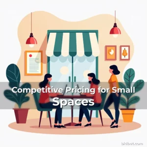 Artistic representation for Competitive Pricing for Small Spaces