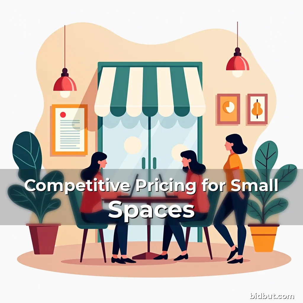 Artistic representation for Competitive Pricing for Small Spaces