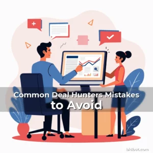 Artistic representation for Common Deal Hunters Mistakes to Avoid