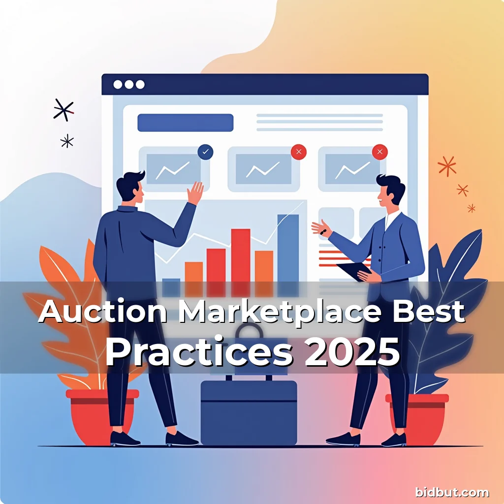 Artistic representation for Auction Marketplace Best Practices 2025