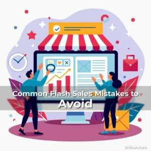 Artistic representation for Common Flash Sales Mistakes to Avoid