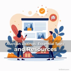 Artistic representation for Auction Listings: Essential Tools and Resources