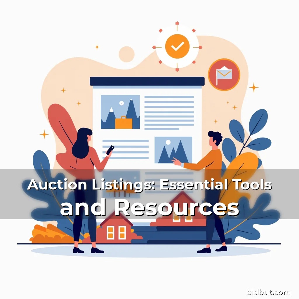 Artistic representation for Auction Listings: Essential Tools and Resources